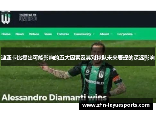 迪亚卡比复出可能影响的五大因素及其对球队未来表现的深远影响